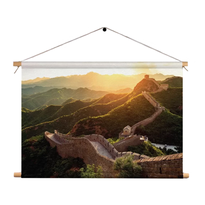 Textielposter De Chinese muur Rechthoek Horizontaal Template TP 50 70 Horizontaal Natuur 49 1