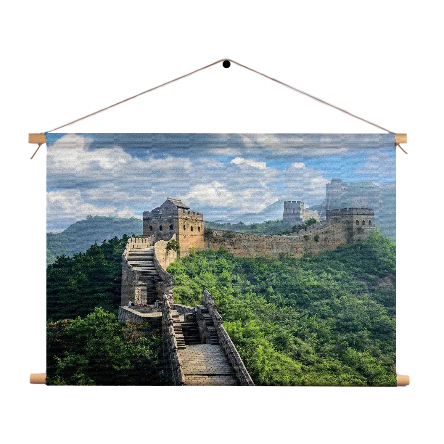 Textielposter De Chinese muur 2 Rechthoek Horizontaal Template TP 50 70 Horizontaal Natuur 51 1