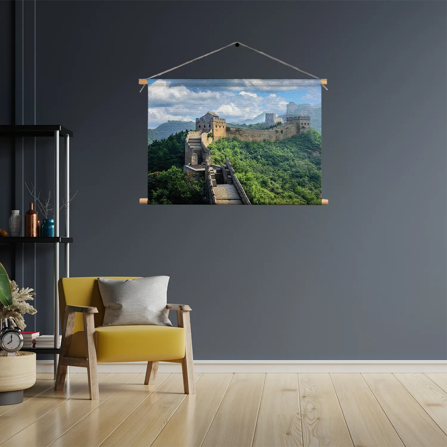 Textielposter De Chinese muur 2 Rechthoek Horizontaal Template TP 50 70 Horizontaal Natuur 51 3