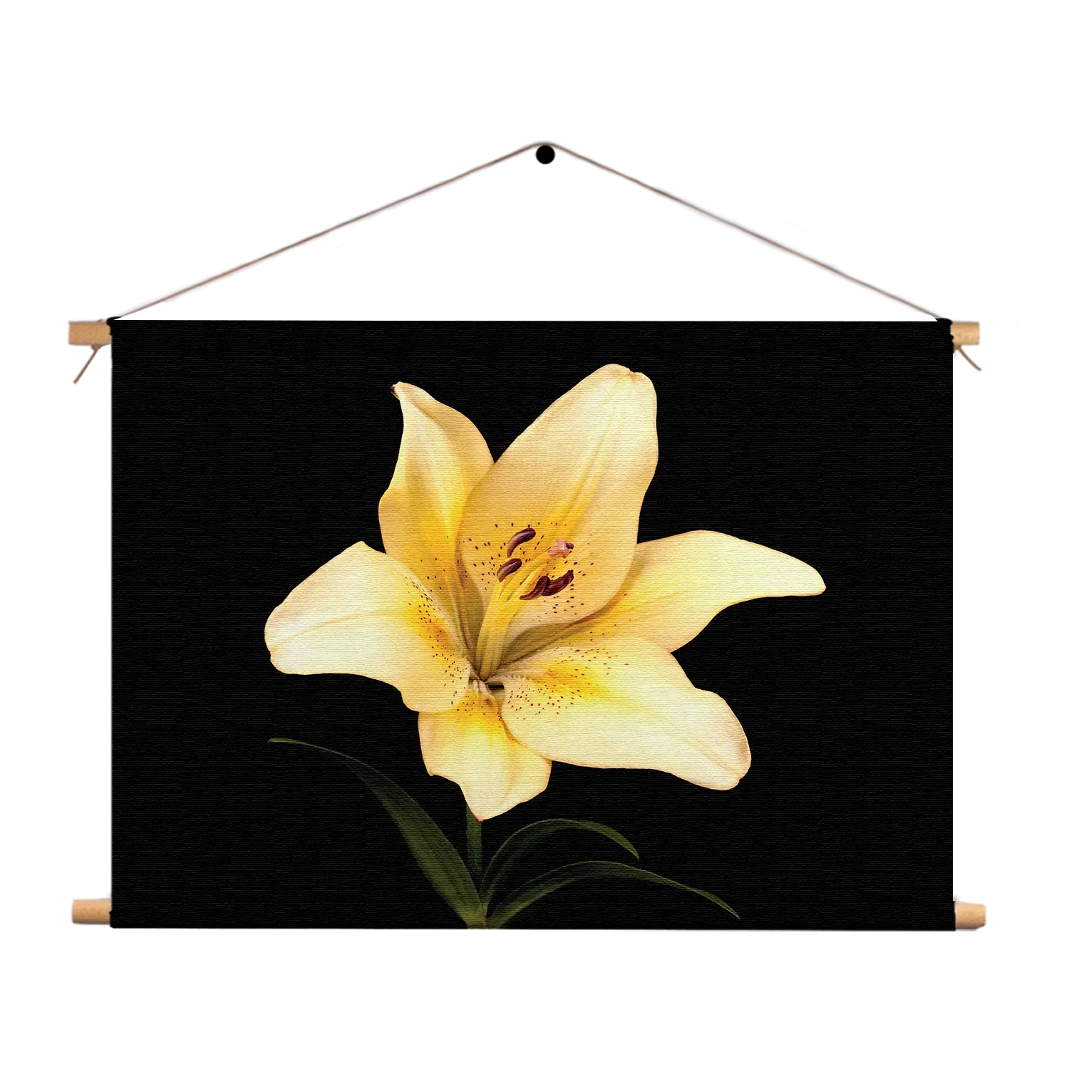 Textielposter Witte Lelie Rechthoek Horizontaal Template TP 50 70 Horizontaal Natuur 52 1