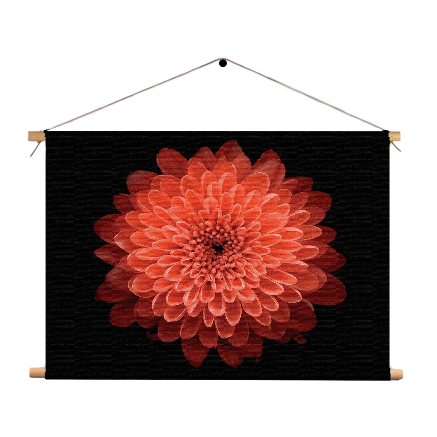 Textielposter Oranje Dahlia Rechthoek Horizontaal Template TP 50 70 Horizontaal Natuur 53 1
