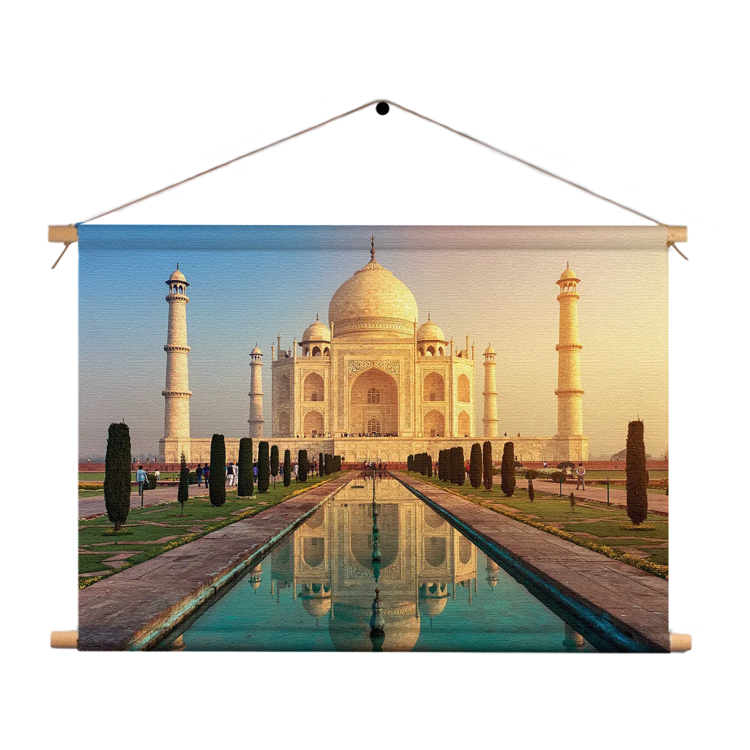 Textielposter De Tajmahal Rechthoek Horizontaal Template TP 50 70 Horizontaal Natuur 55 1