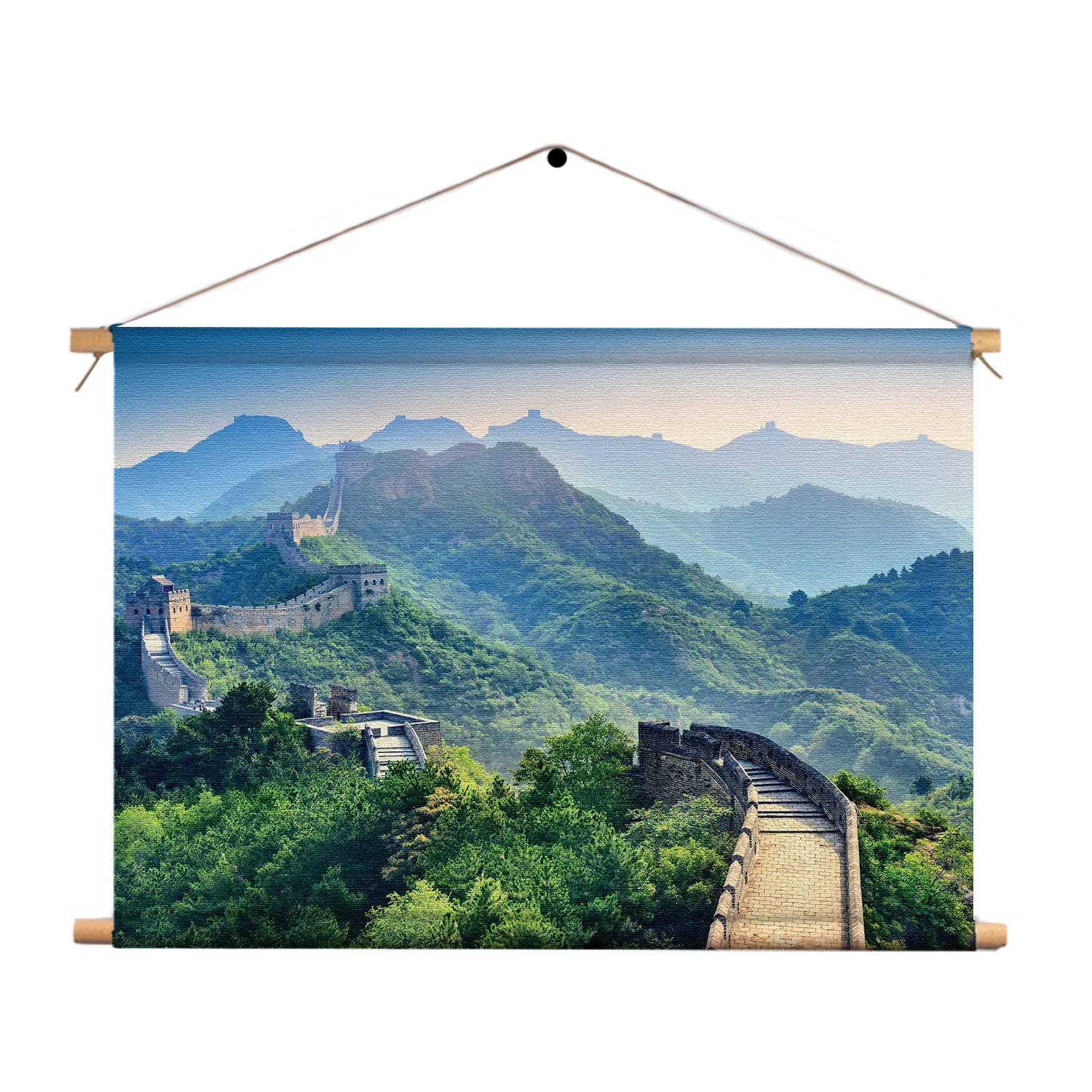 Textielposter De Chinese muur 4 Rechthoek Horizontaal Template TP 50 70 Horizontaal Natuur 57 1