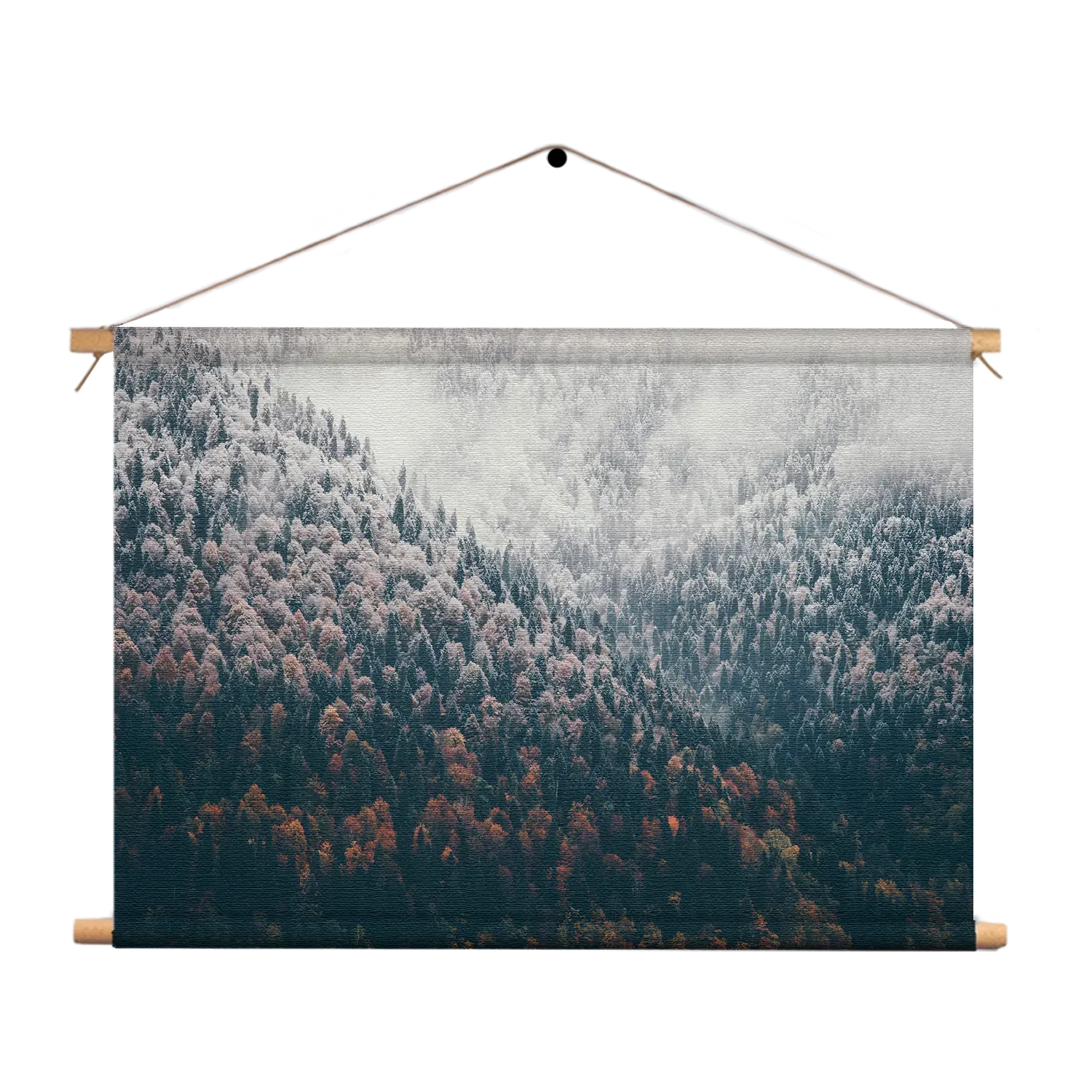 Textielposter Van herfst naar winter Rechthoek Horizontaal Template TP 50 70 Horizontaal Natuur 59 1