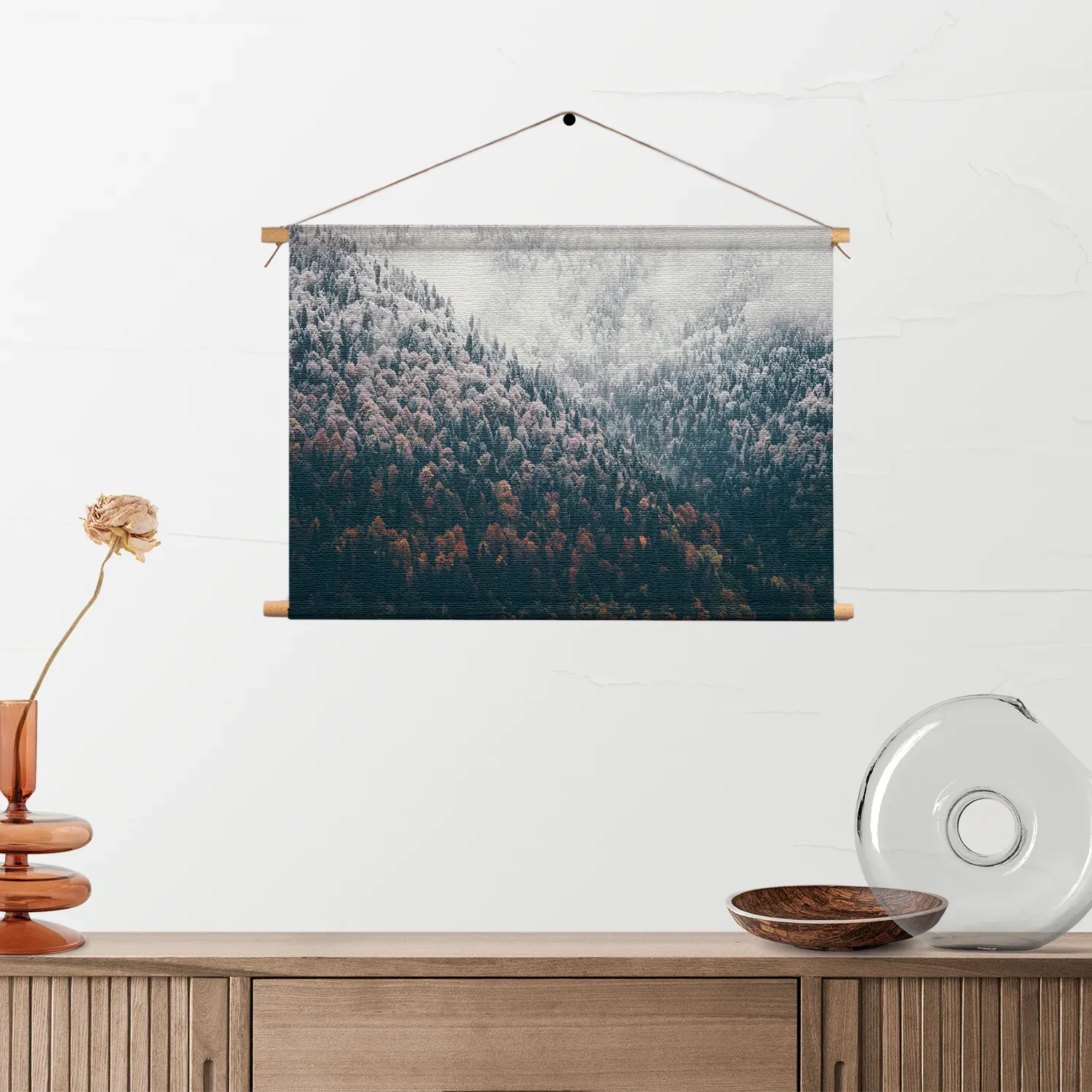 Textielposter Van herfst naar winter Rechthoek Horizontaal Template TP 50 70 Horizontaal Natuur 59 2