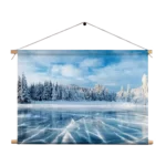 Textielposter Ijzige winter Rechthoek Horizontaal Template TP 50 70 Horizontaal Natuur 63 1