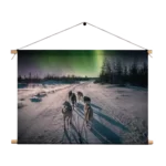 Textielposter Huskies door Lapland Rechthoek Horizontaal Template TP 50 70 Horizontaal Natuur 66 1