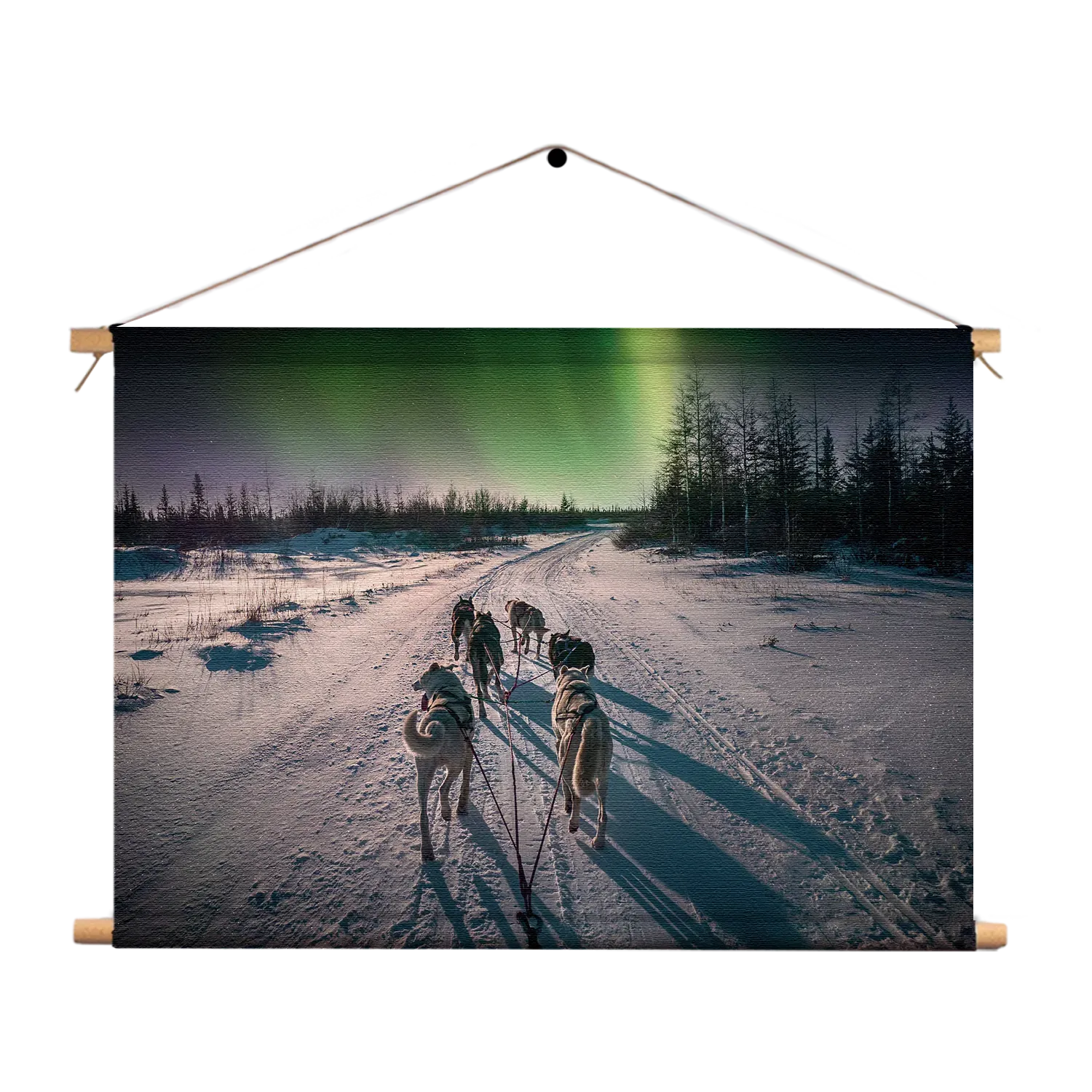 Template_TP_50-70_Horizontaal_Natuur_66-1 Textielposter Huskies door Lapland Rechthoek Horizontaal Template TP 50 70 Horizontaal Natuur 66 1