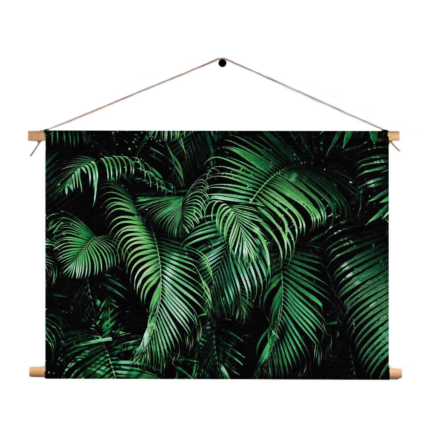 Textielposter Groen blad Rechthoek Horizontaal Template TP 50 70 Horizontaal Natuur 68 1