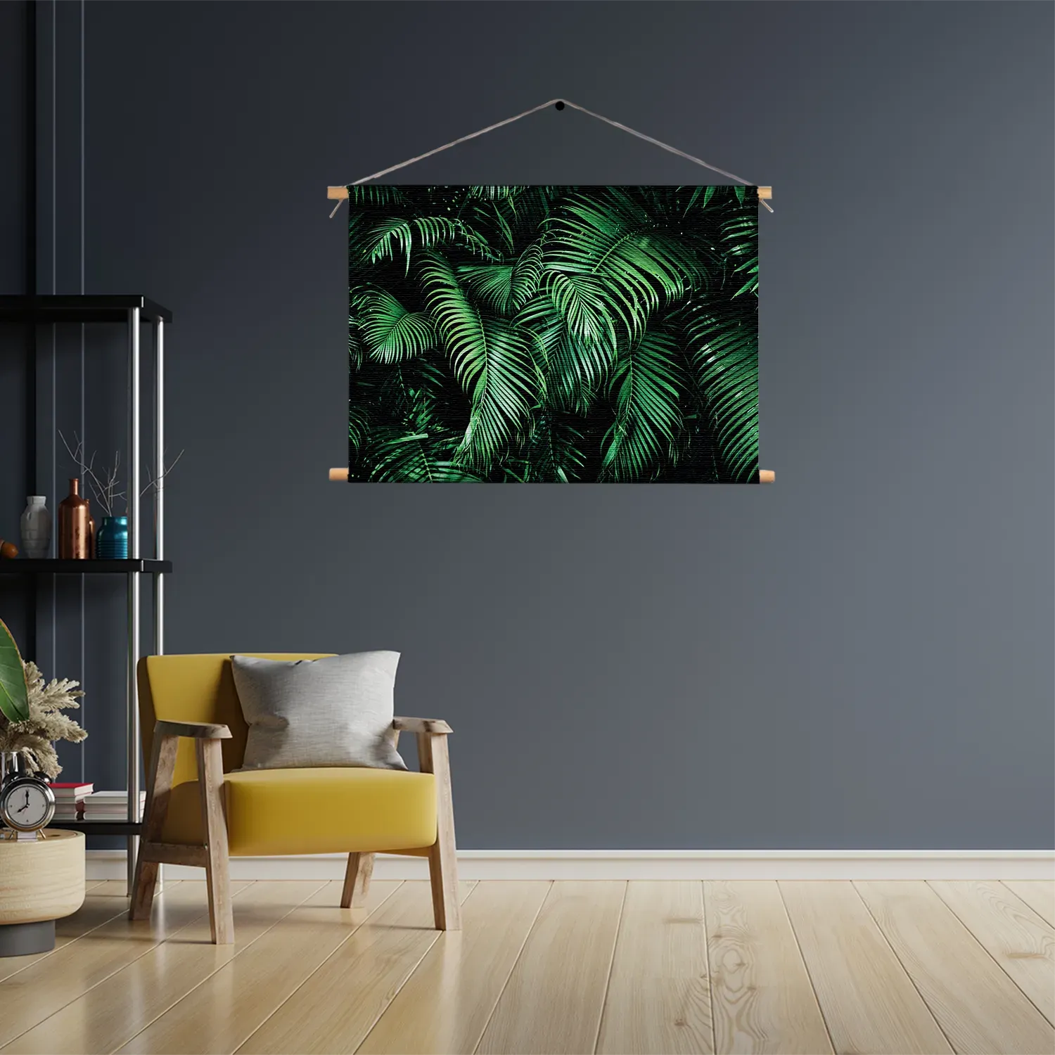 Textielposter Groen blad Rechthoek Horizontaal Template TP 50 70 Horizontaal Natuur 68 3