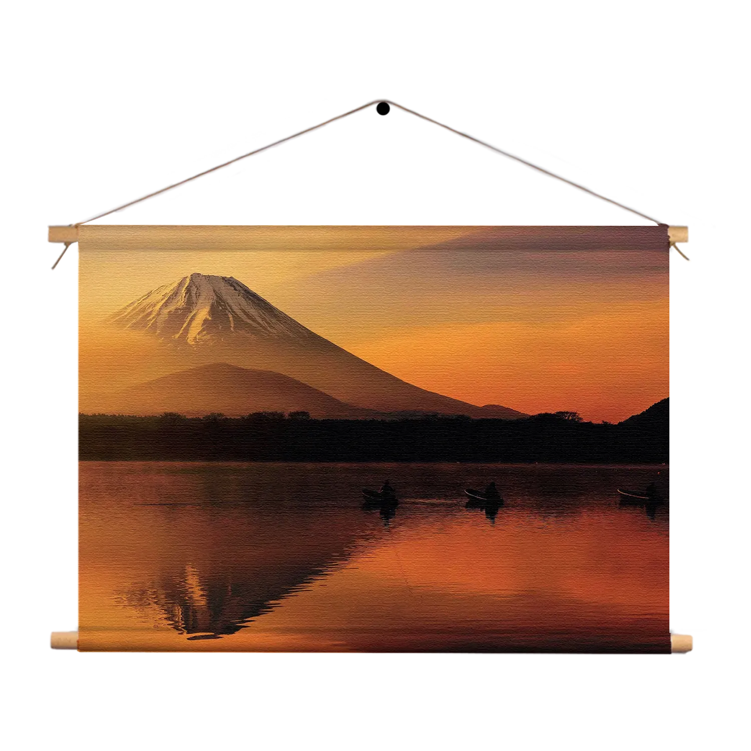 Textielposter Fuji Rechthoek Horizontaal Template TP 50 70 Horizontaal Natuur 69 1