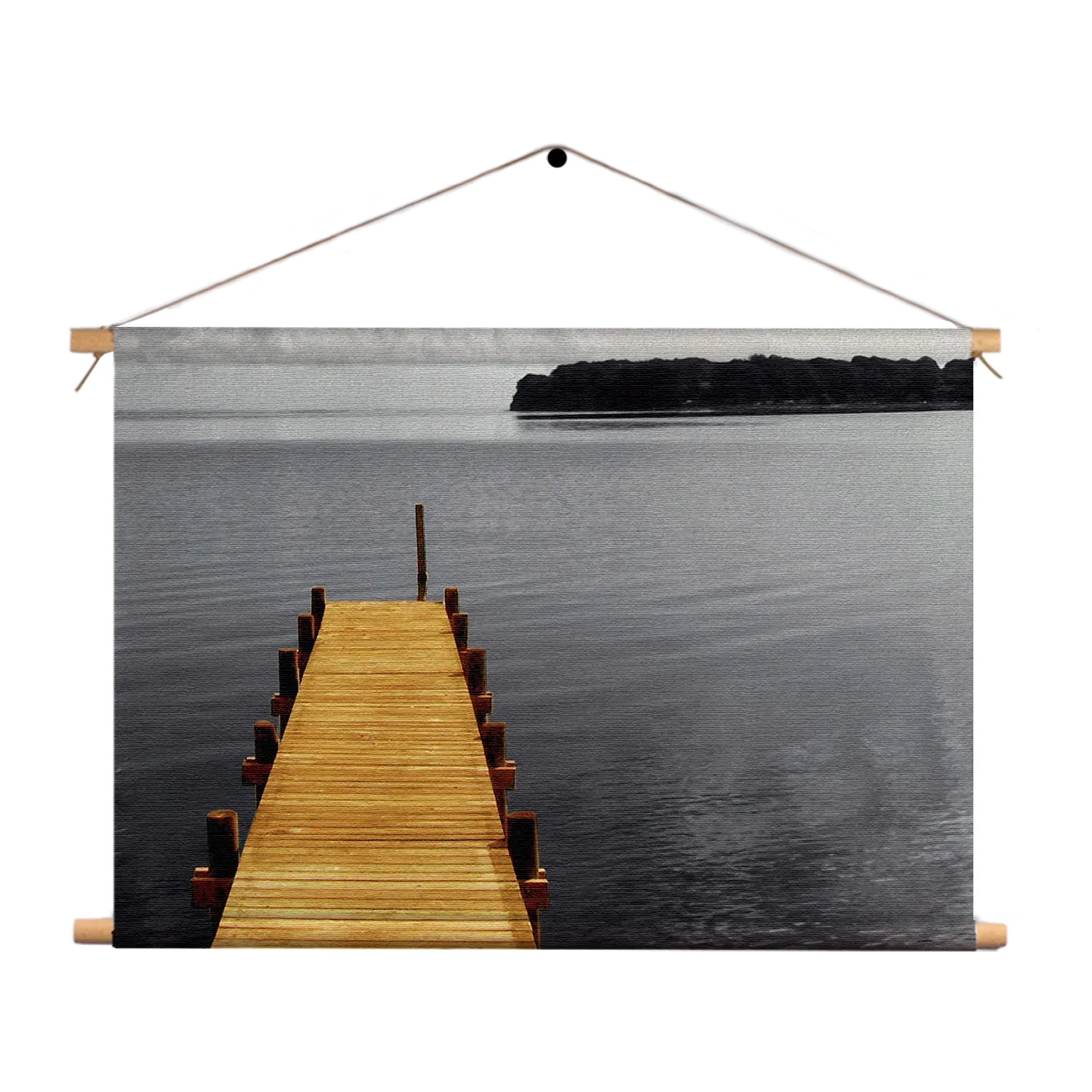 Textielposter De gele Steiger Rechthoek Horizontaal Template TP 50 70 Horizontaal Natuur 7 1