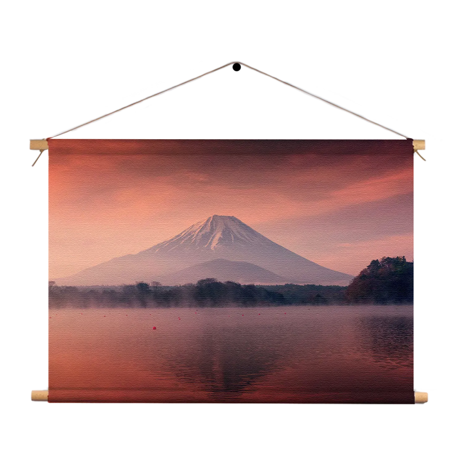 Textielposter Fuji 2 Rechthoek Horizontaal Template TP 50 70 Horizontaal Natuur 78 1