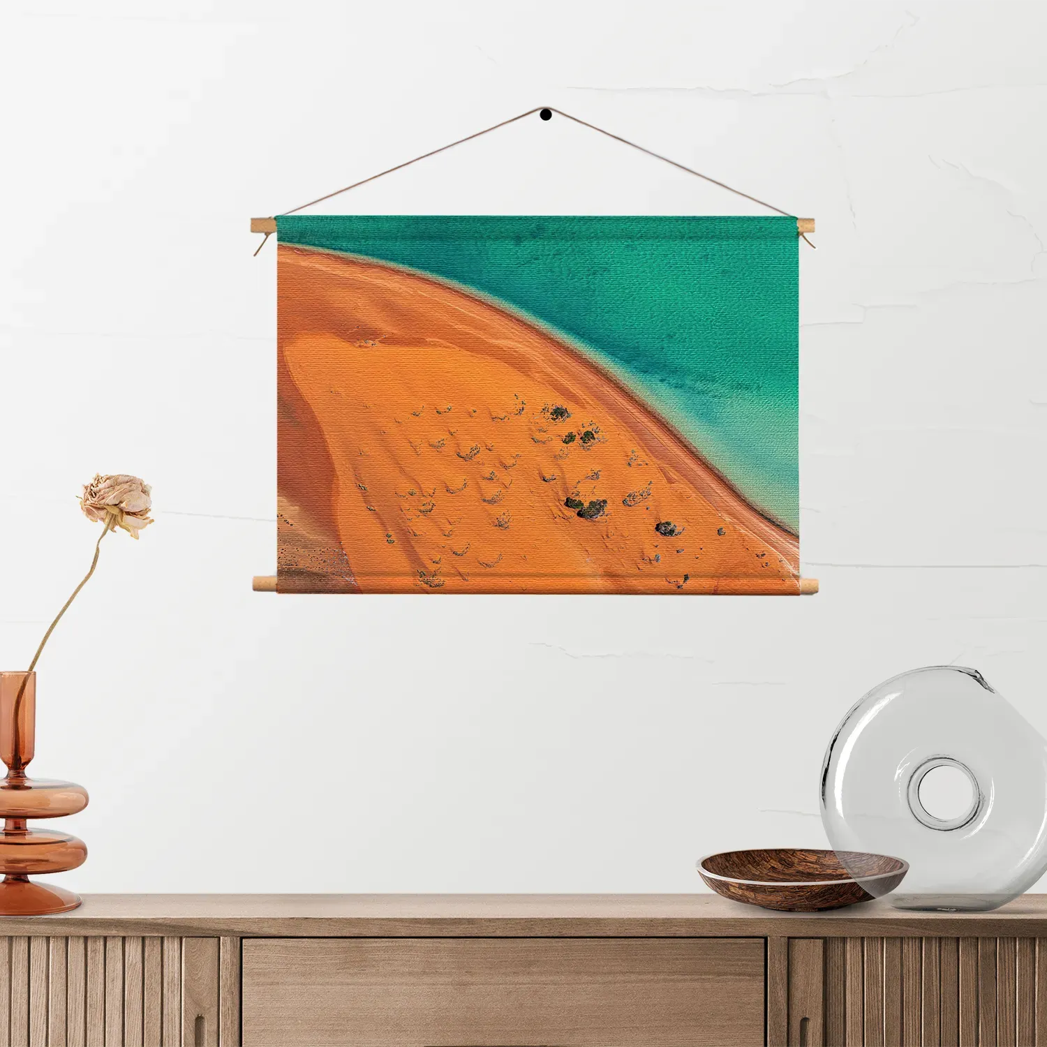 Textielposter Kleurrijke woestijn Rechthoek Horizontaal Template TP 50 70 Horizontaal Natuur 79 2