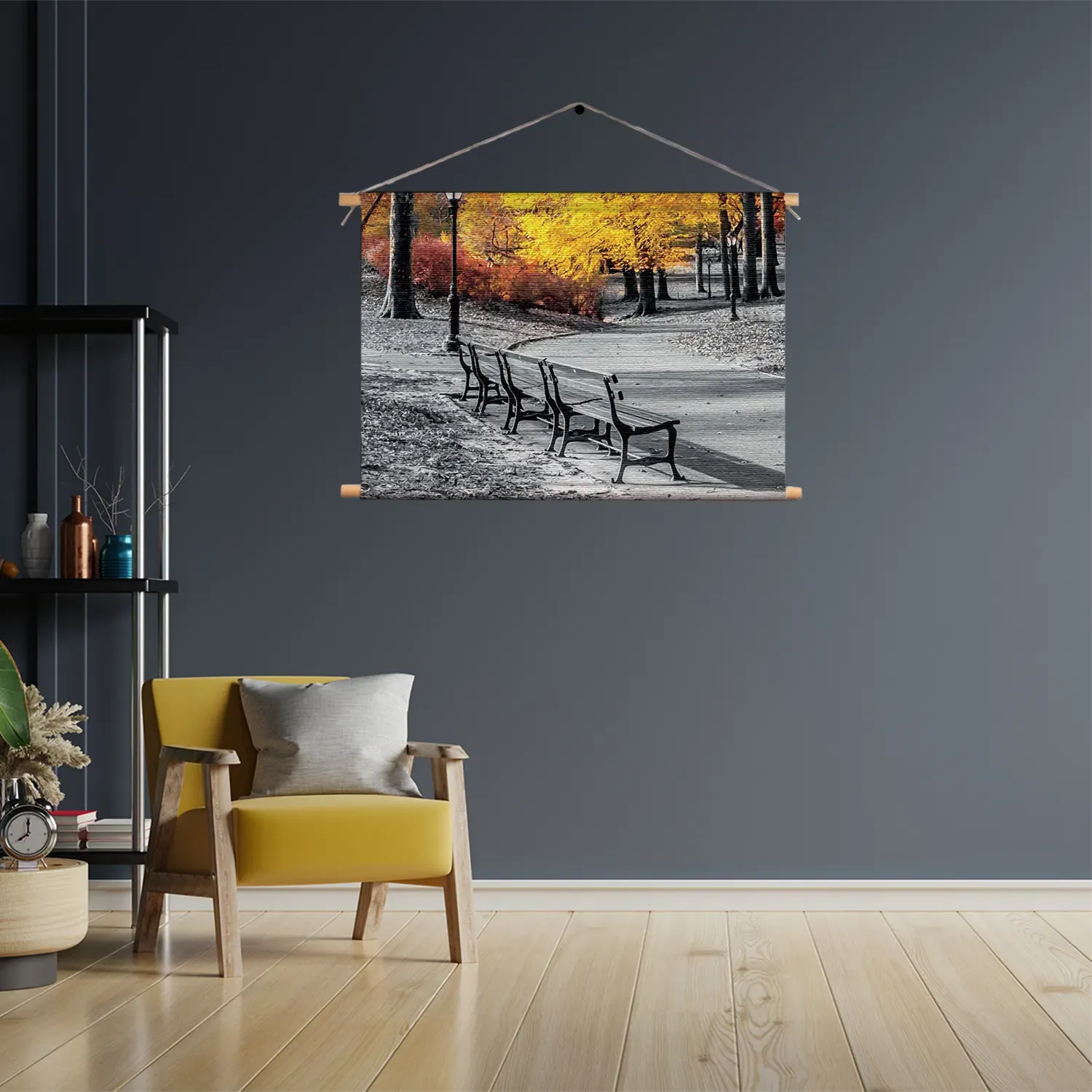 Textielposter Gele herfst Rechthoek Horizontaal Template TP 50 70 Horizontaal Natuur 8 3