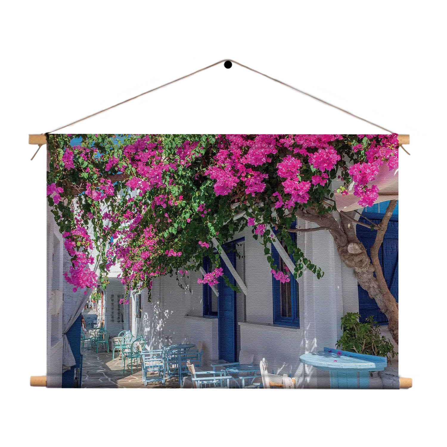 Textielposter Kleurrijk griekenland Rechthoek Horizontaal Template TP 50 70 Horizontaal Natuur 83 1