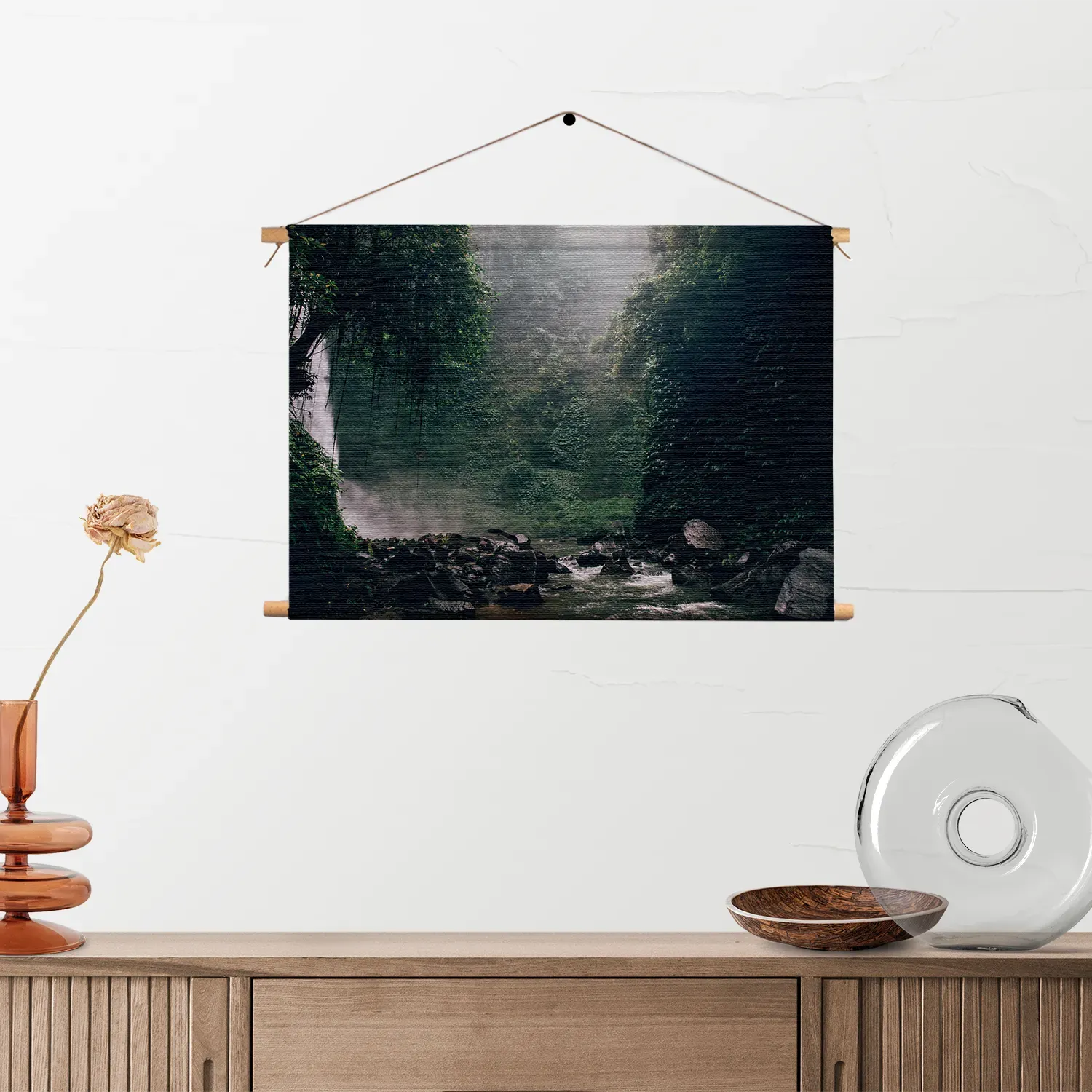 Textielposter Het natuurgeweld Rechthoek Horizontaal Template TP 50 70 Horizontaal Natuur 9 2