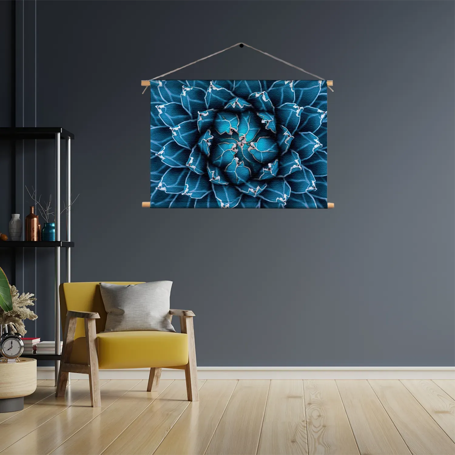 Textielposter Kleurrijke bloem 1 Rechthoek Horizontaal Template TP 50 70 Horizontaal Natuur 92 3