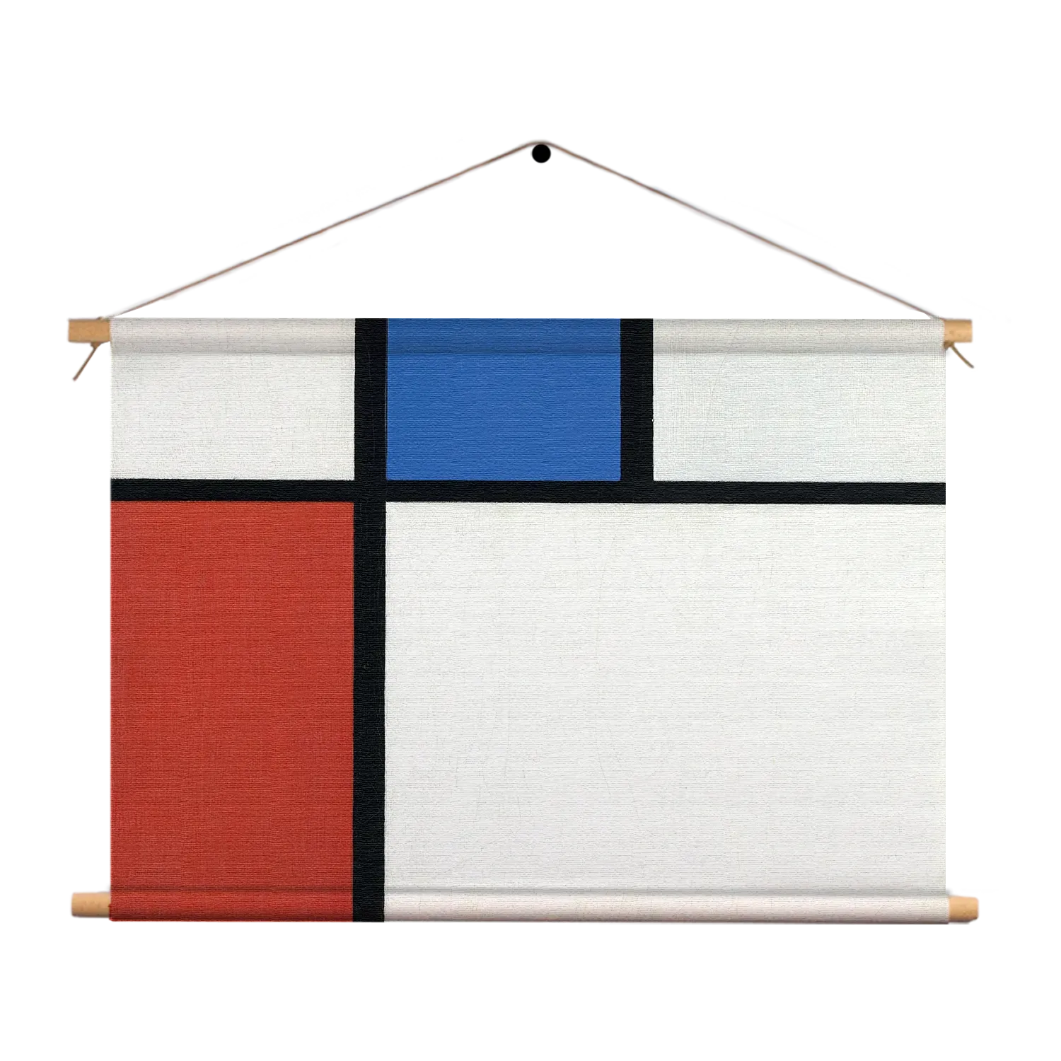 Template_TP_50-70_Horizontaal_Om_3-1 Textielposter Mondriaan de Blauwe vlakte Rechthoek Horizontaal Template TP 50 70 Horizontaal Om 3 1