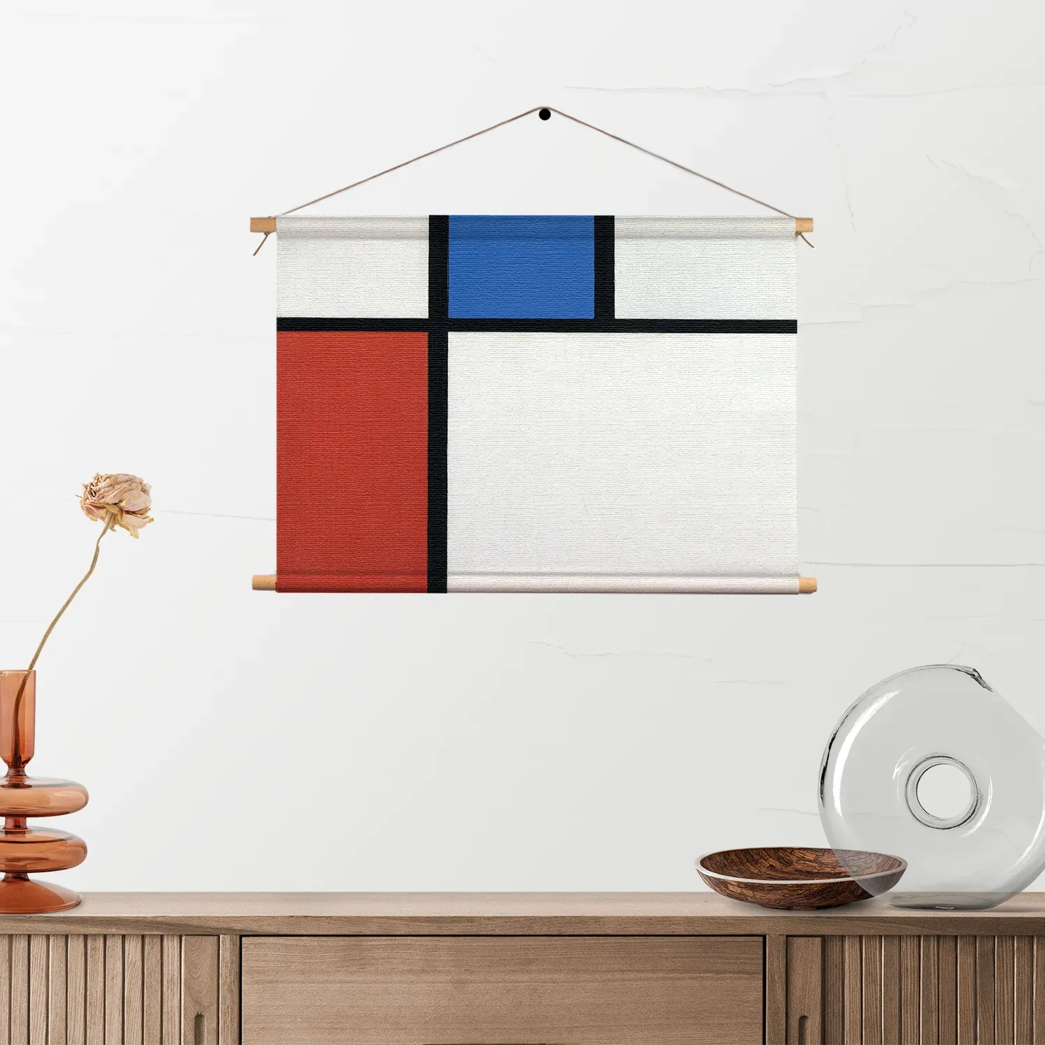 Template_TP_50-70_Horizontaal_Om_3-2 Textielposter Mondriaan de Blauwe vlakte Rechthoek Horizontaal Template TP 50 70 Horizontaal Om 3 2