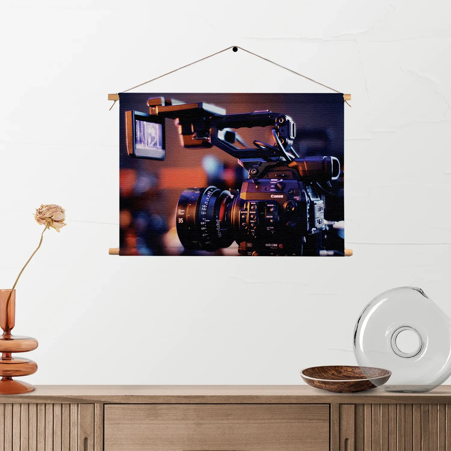 Textielposter De Camera Rechthoek Horizontaal Template TP 50 70 Horizontaal Overig 01 2