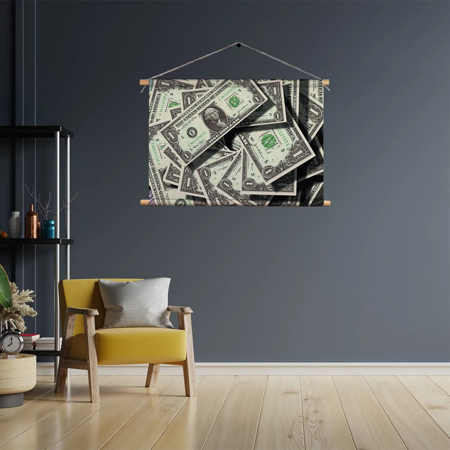 Textielposter Dollars Money George Washington Rechthoek Horizontaal Template TP 50 70 Horizontaal Overig 05 3