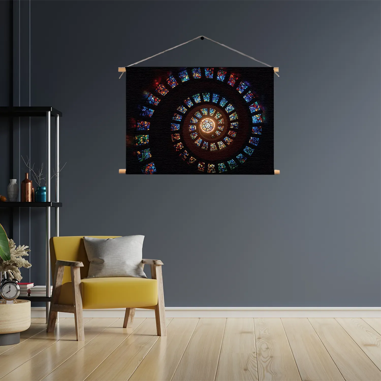 Template_TP_50-70_Horizontaal_Overig_06-3 Textielposter Glas en Lood Trappenhuis Rechthoek Horizontaal Template TP 50 70 Horizontaal Overig 06 3