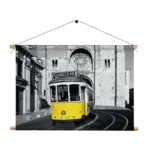 Template_TP_50-70_Horizontaal_Retro_15-1 Textielposter Old School Tram Rechthoek Horizontaal Template TP 50 70 Horizontaal Retro 15 1