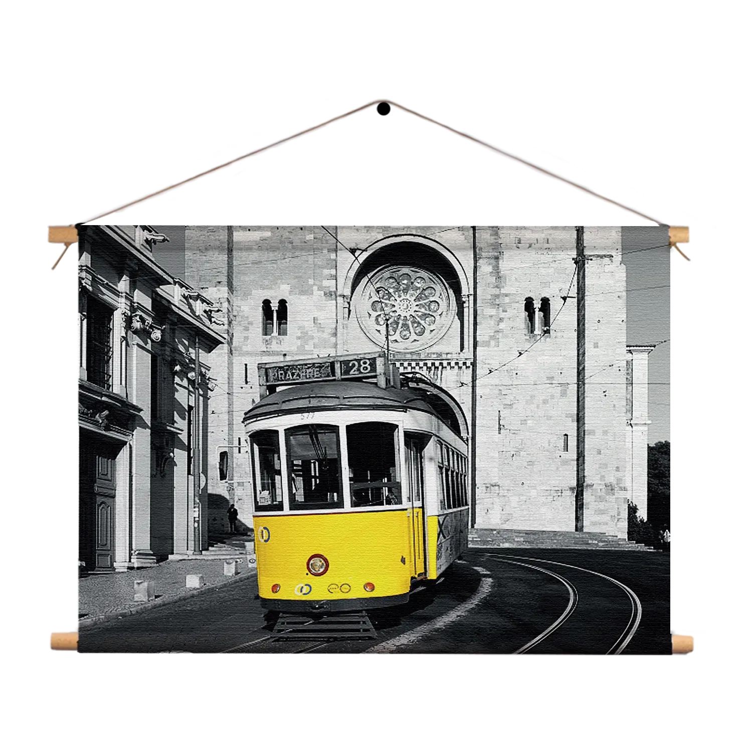 Template_TP_50-70_Horizontaal_Retro_15-1 Textielposter Old School Tram Rechthoek Horizontaal Template TP 50 70 Horizontaal Retro 15 1