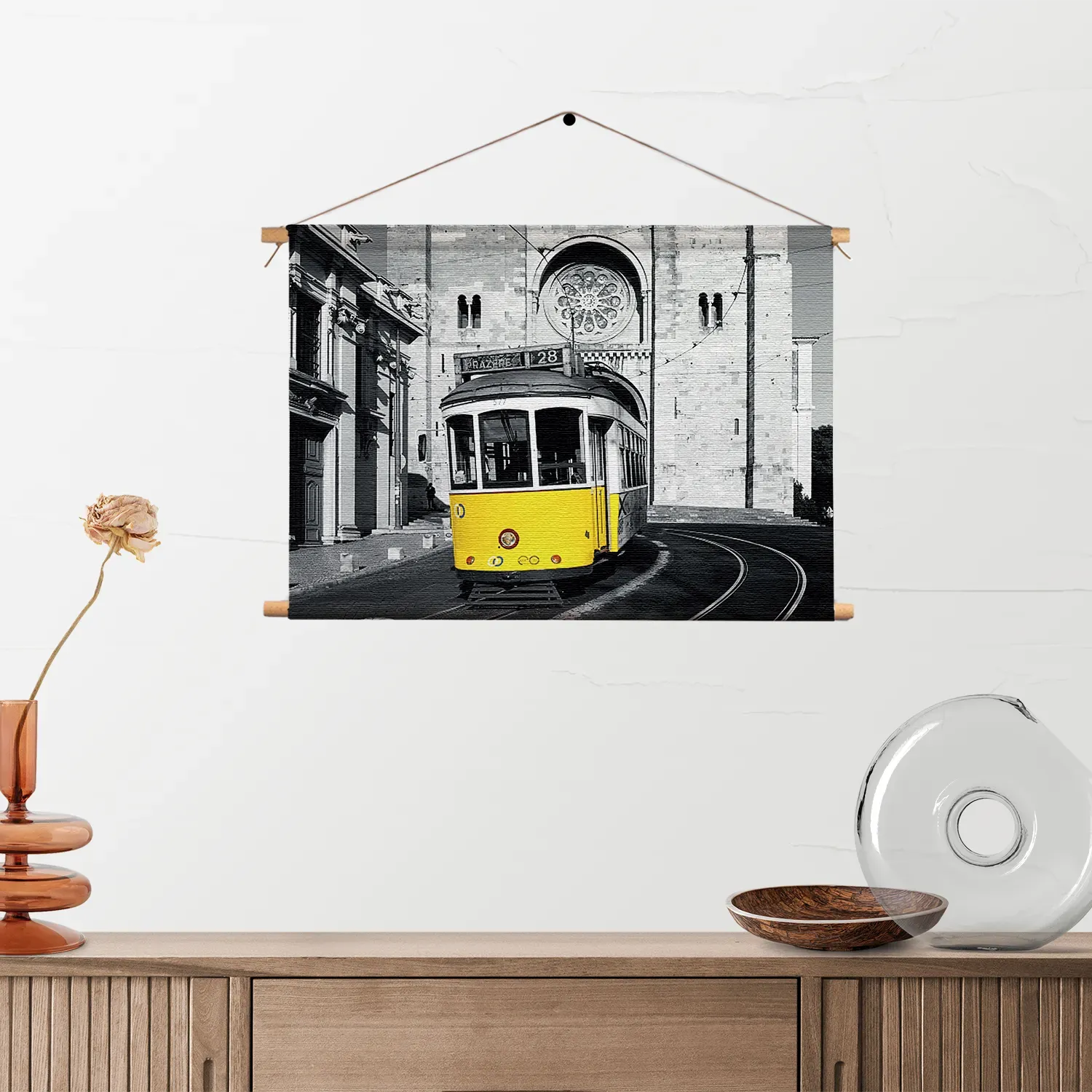 Template_TP_50-70_Horizontaal_Retro_15-2 Textielposter Old School Tram Rechthoek Horizontaal Template TP 50 70 Horizontaal Retro 15 2