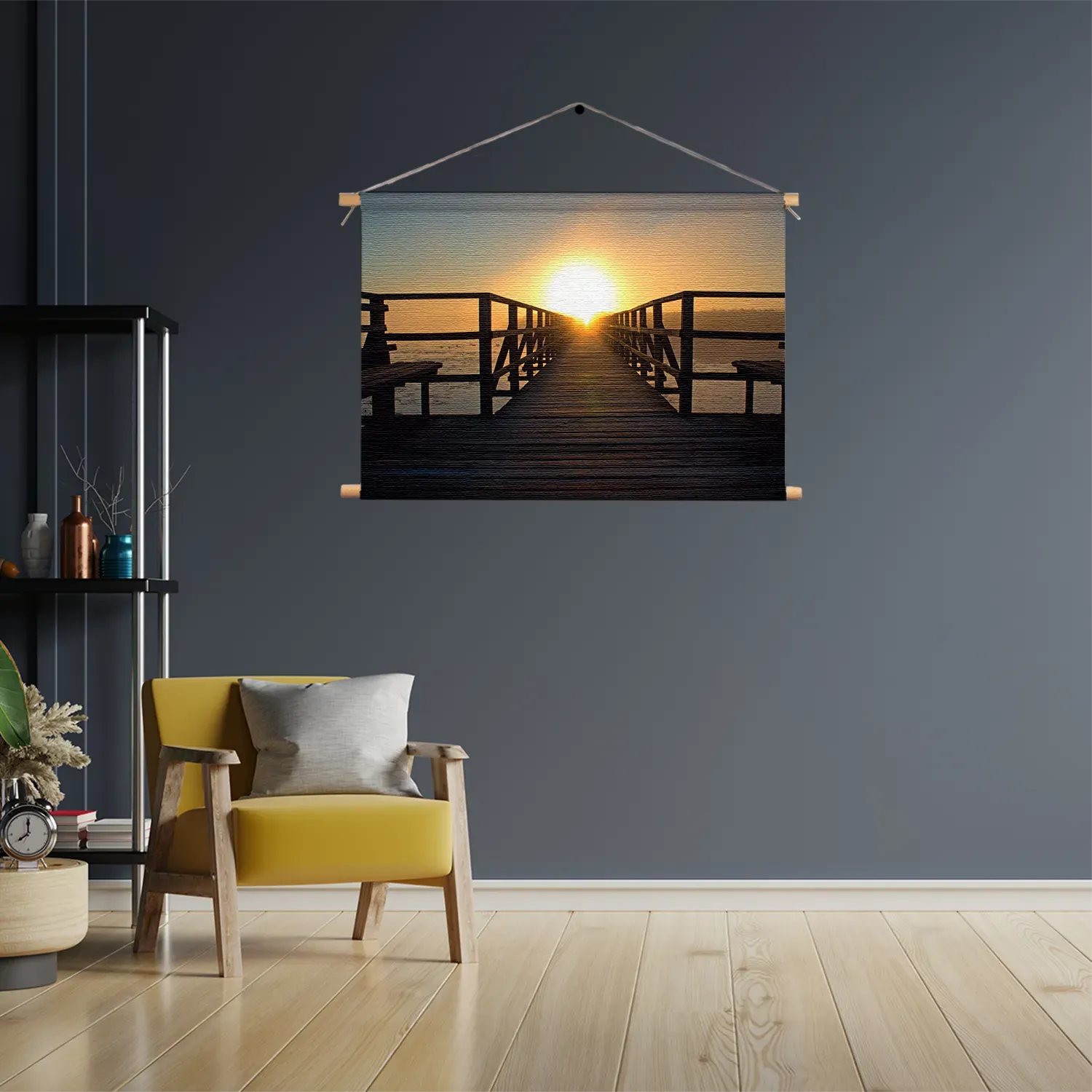 Textielposter Zonsondergang Rechthoek Horizontaal Template TP 50 70 Horizontaal Romantisch 10 3