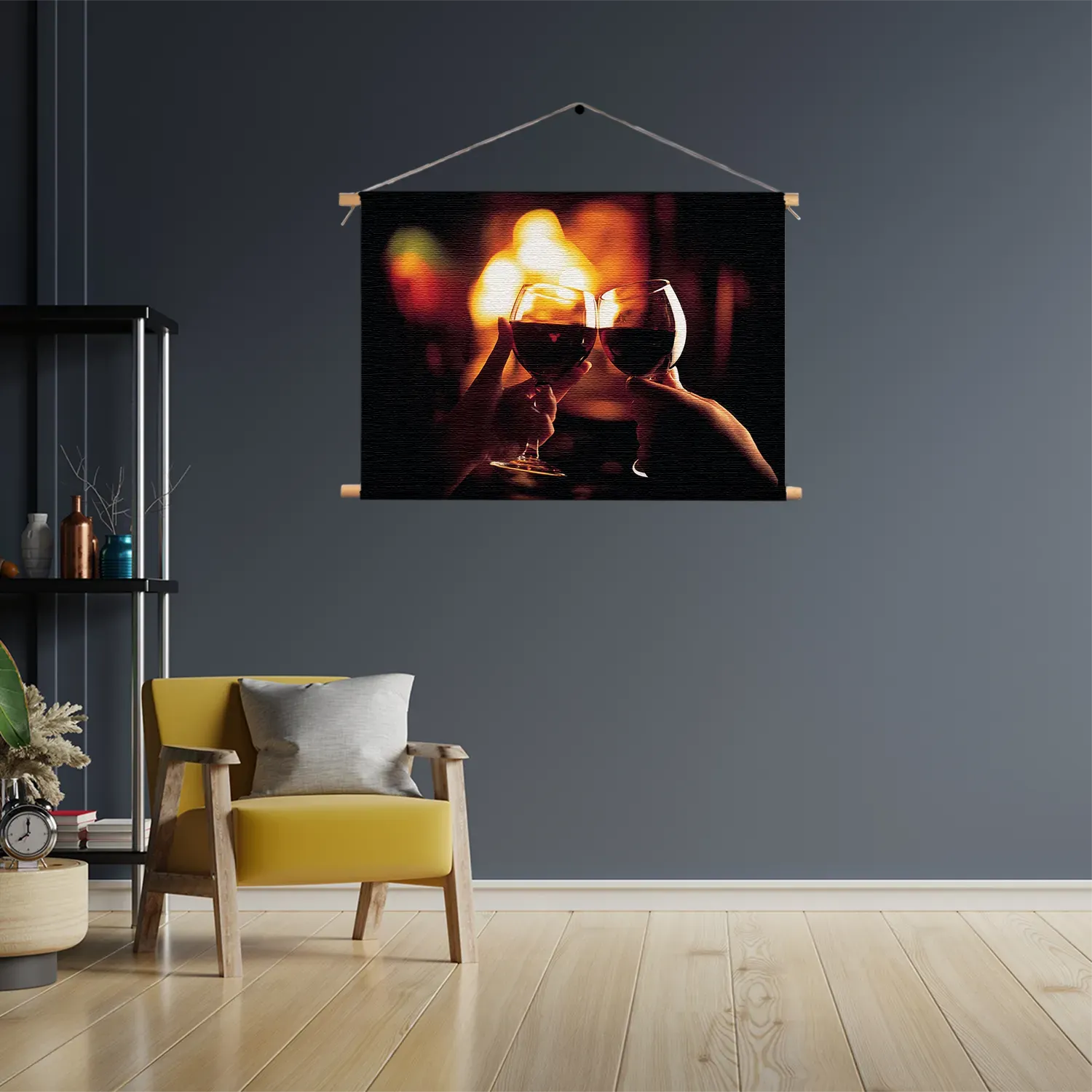 Textielposter Proost Op Het Leven Rechthoek Horizontaal Template TP 50 70 Horizontaal Romantisch 15 3