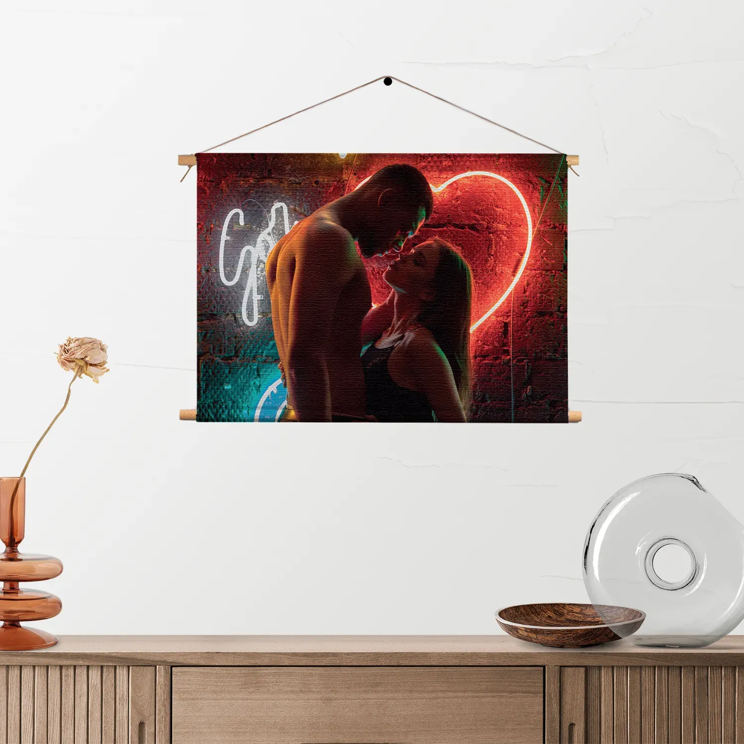 Textielposter Living The Sexy Life Rechthoek Horizontaal Template TP 50 70 Horizontaal Romantisch 18 2