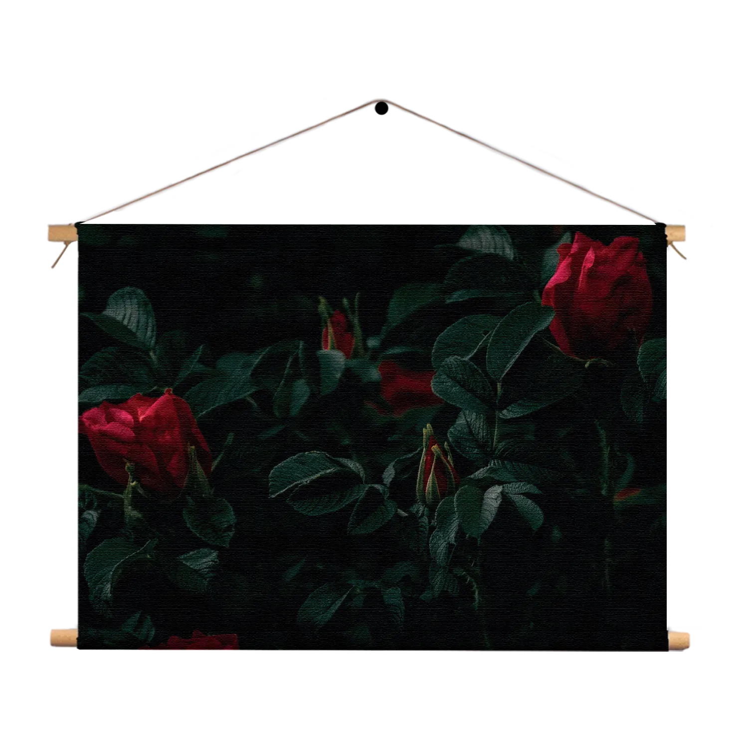 Textielposter Romantische Rozen Rechthoek Horizontaal Template TP 50 70 Horizontaal Romantisch 6 1