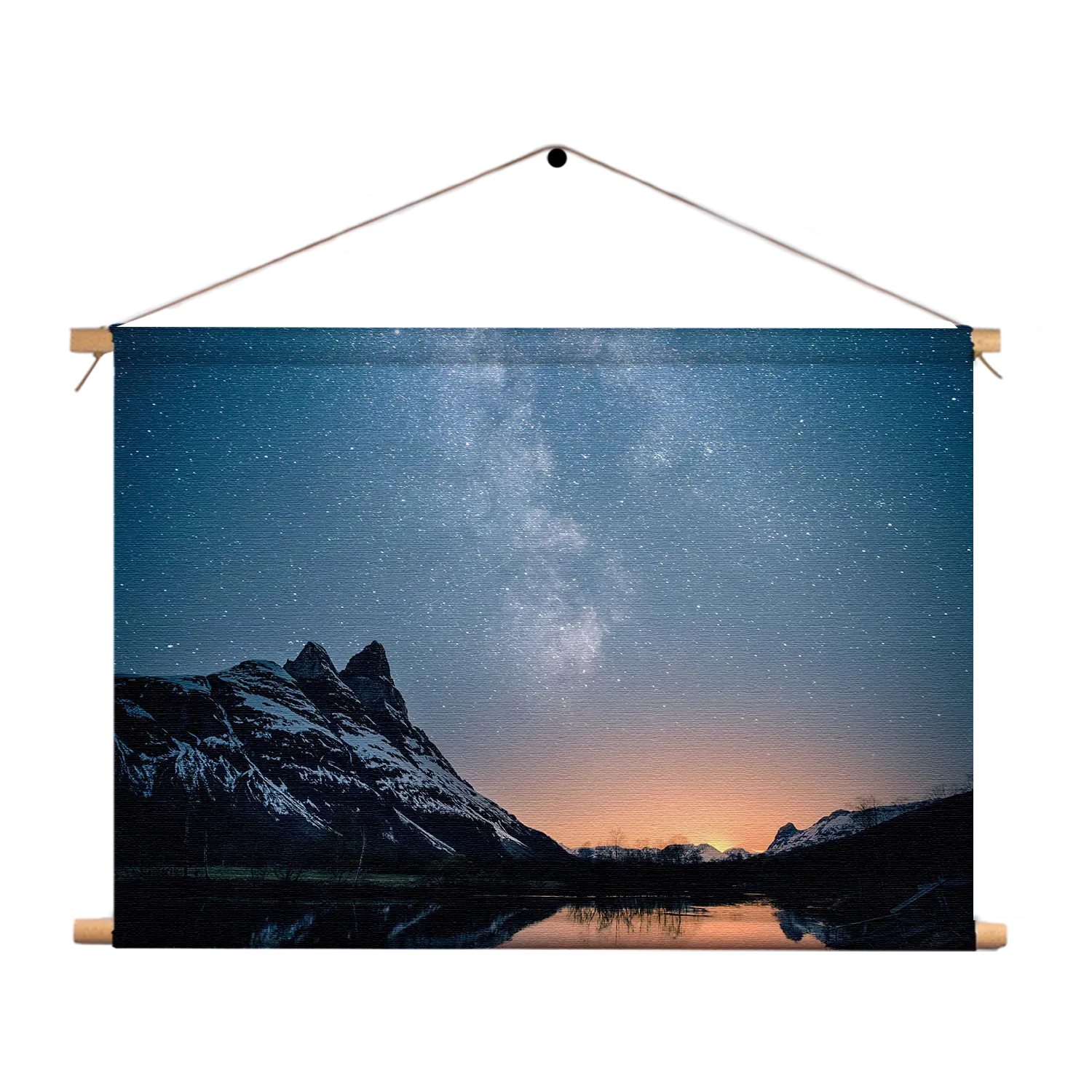 Textielposter De blauwe melkweg Rechthoek Horizontaal Template TP 50 70 Horizontaal Ruimtevaart 19 1