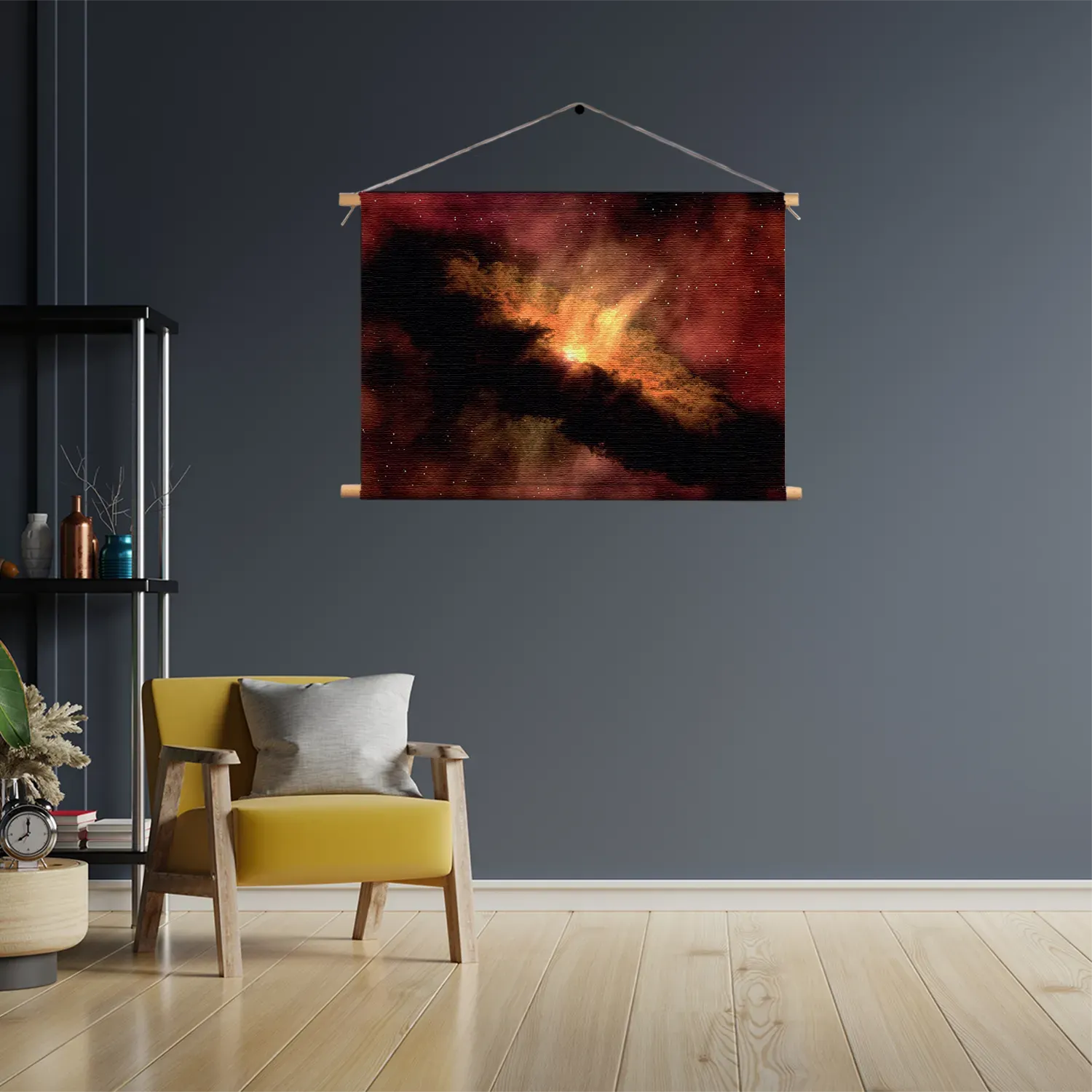 Textielposter Het Heelal Rechthoek Horizontaal Template TP 50 70 Horizontaal Ruimtevaart 4 3