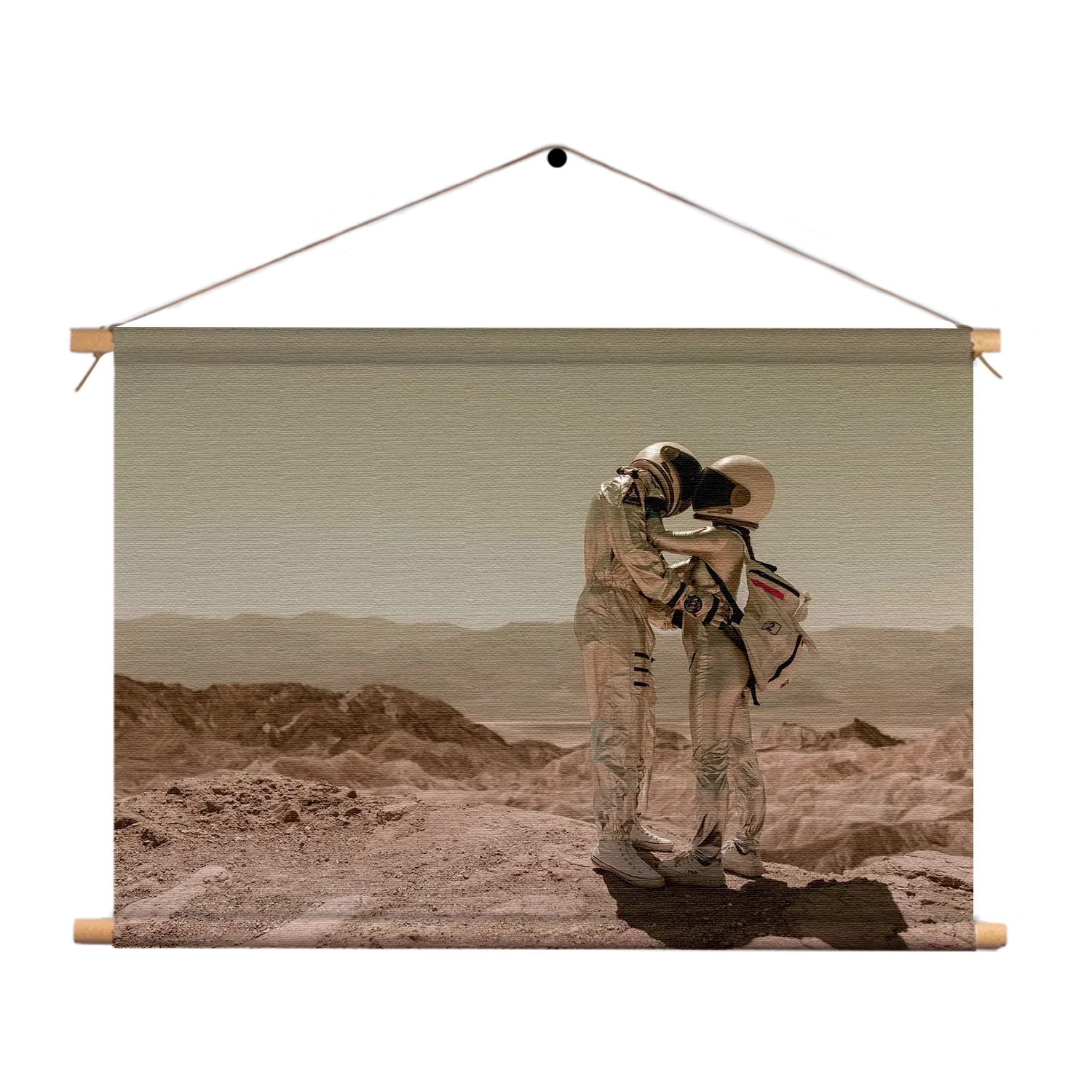Textielposter Onze Aarde Rechthoek Horizontaal Template TP 50 70 Horizontaal Ruimtevaart 5 1