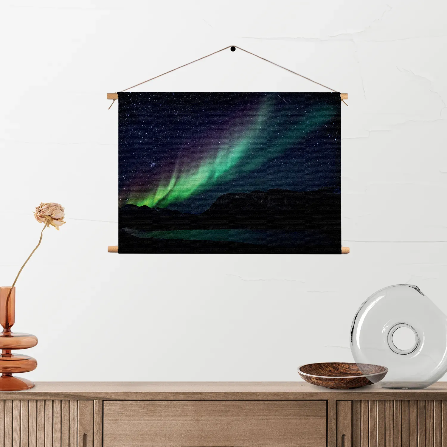 Textielposter Het Noorderlicht Rechthoek Horizontaal Template TP 50 70 Horizontaal Ruimtevaart 8 2