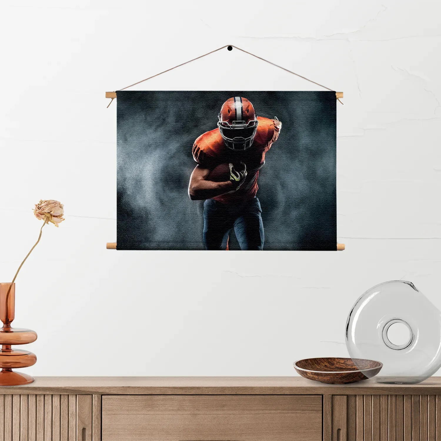 Textielposter Rugby Meer Voor Mannen Rechthoek Horizontaal Template TP 50 70 Horizontaal Sport 10 2