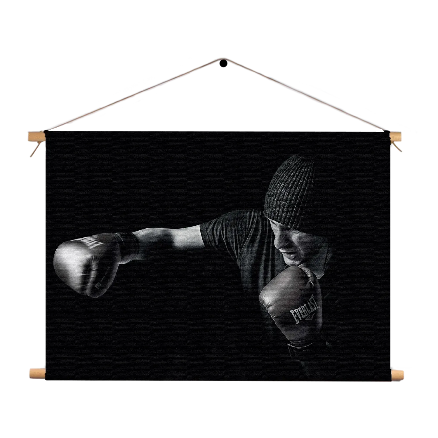 Textielposter Boksen Rechthoek Horizontaal Template TP 50 70 Horizontaal Sport 4 1