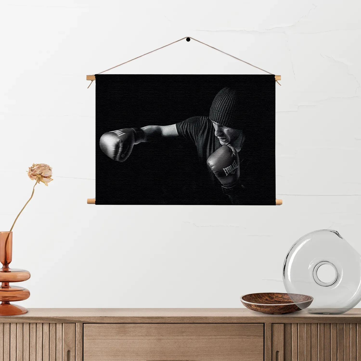 Textielposter Boksen Rechthoek Horizontaal Template TP 50 70 Horizontaal Sport 4 2