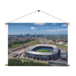 Textielposter Stadion Feijenoord De Kuip 02 Rechthoek Horizontaal Template TP 50 70 Horizontaal Steden 104 1