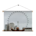Textielposter London Eye Rechthoek Horizontaal Template TP 50 70 Horizontaal Steden 14 1