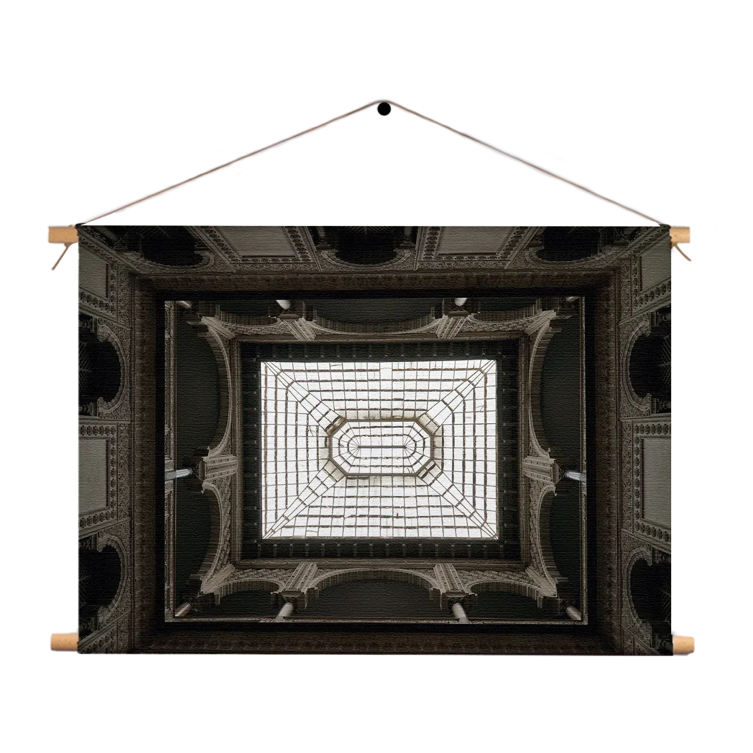 Textielposter Koninklijk Paleis van Sevilla Dak Rechthoek Horizontaal Template TP 50 70 Horizontaal Steden 20 1