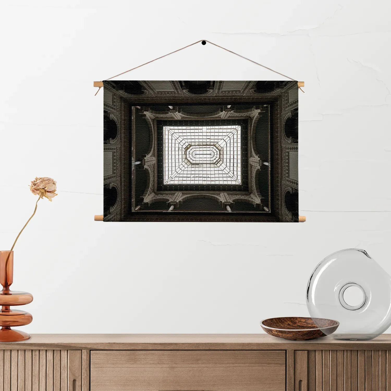 Textielposter Koninklijk Paleis van Sevilla Dak Rechthoek Horizontaal Template TP 50 70 Horizontaal Steden 20 2