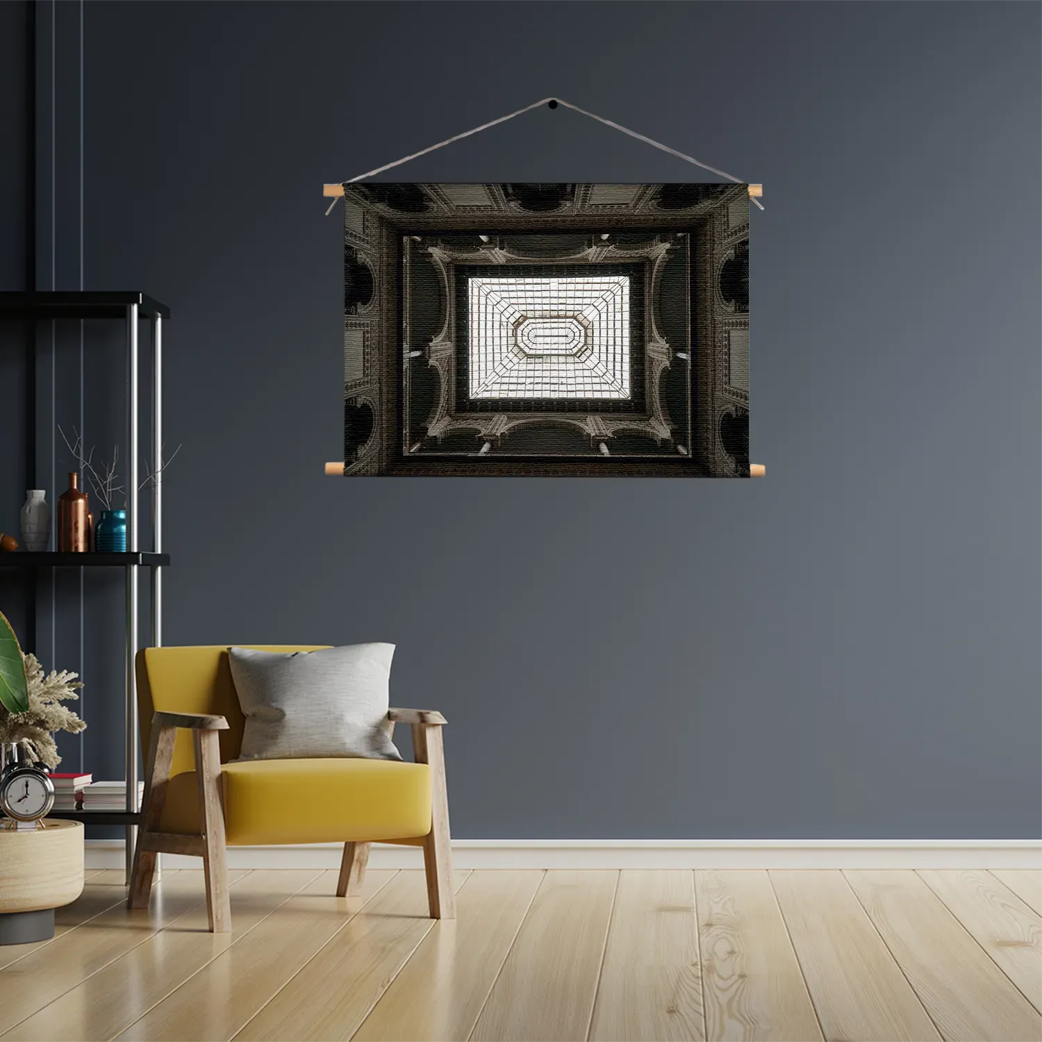 Textielposter Koninklijk Paleis van Sevilla Dak Rechthoek Horizontaal Template TP 50 70 Horizontaal Steden 20 3