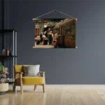 Textielposter Station Nederland NS Old School Rechthoek Horizontaal Template TP 50 70 Horizontaal Steden 22 3