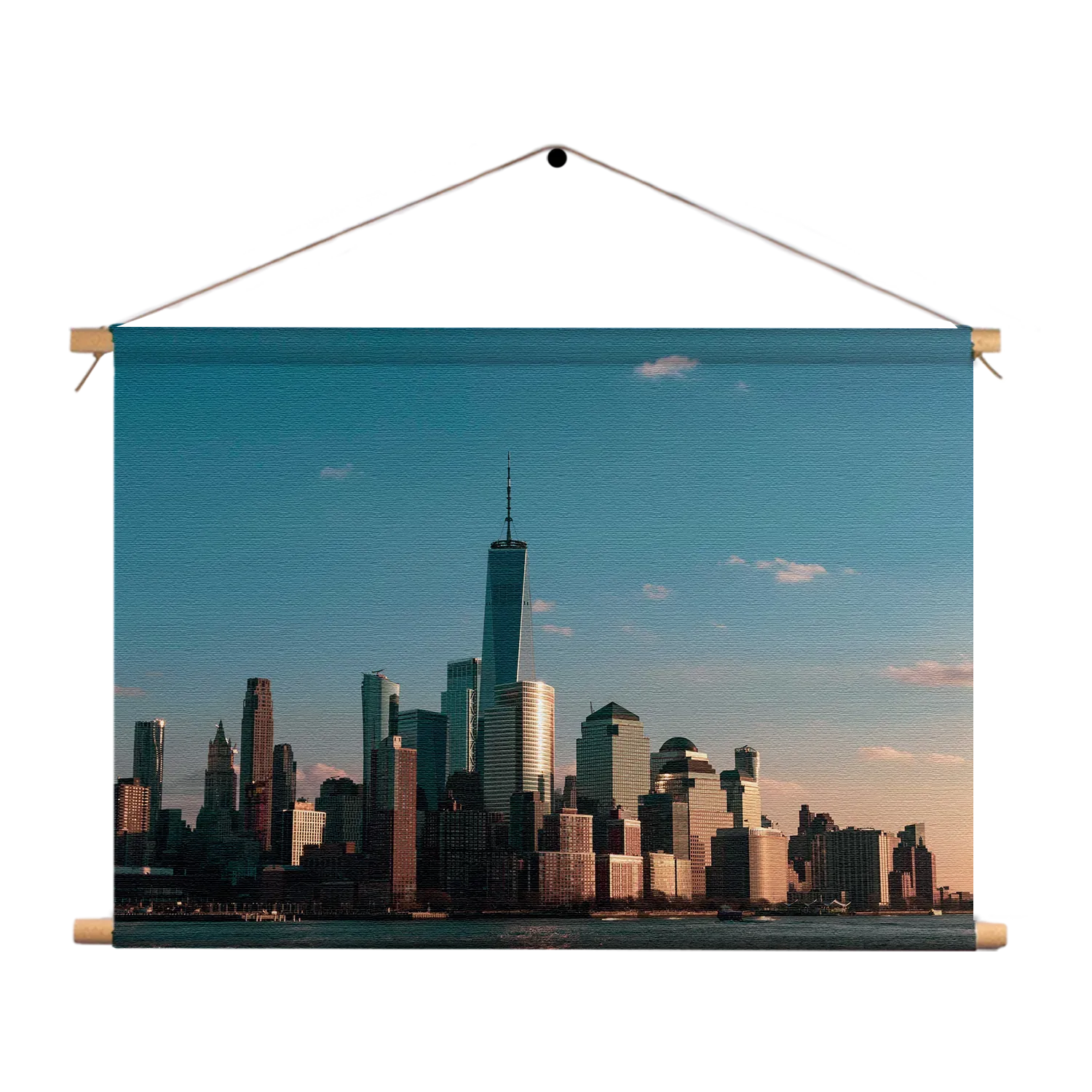 Textielposter New York Gebouwen Skyline Rechthoek Horizontaal Template TP 50 70 Horizontaal Steden 36 1