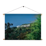 Textielposter Hollywood Letters Rechthoek Horizontaal Template TP 50 70 Horizontaal Steden 40 1