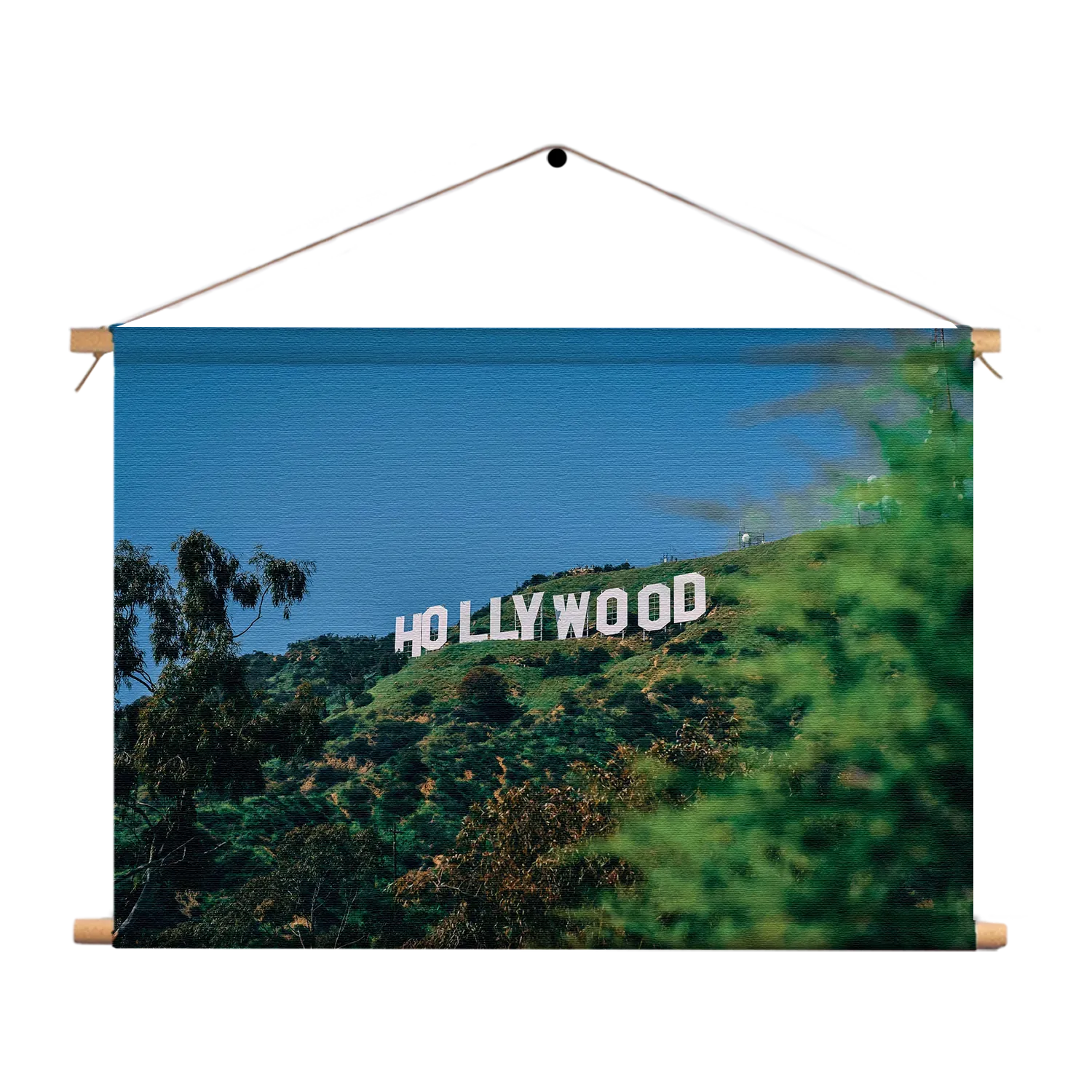 Textielposter Hollywood Letters Rechthoek Horizontaal Template TP 50 70 Horizontaal Steden 40 1